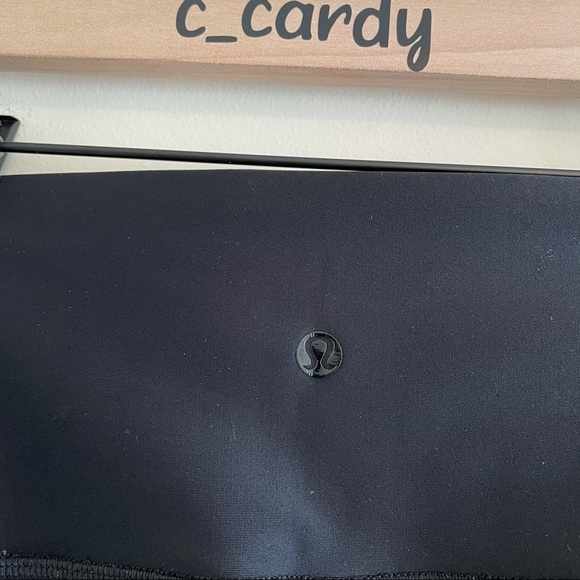 Lululemon High Times Shine Dot Mesh Leggings Black - Picture 6 of 8